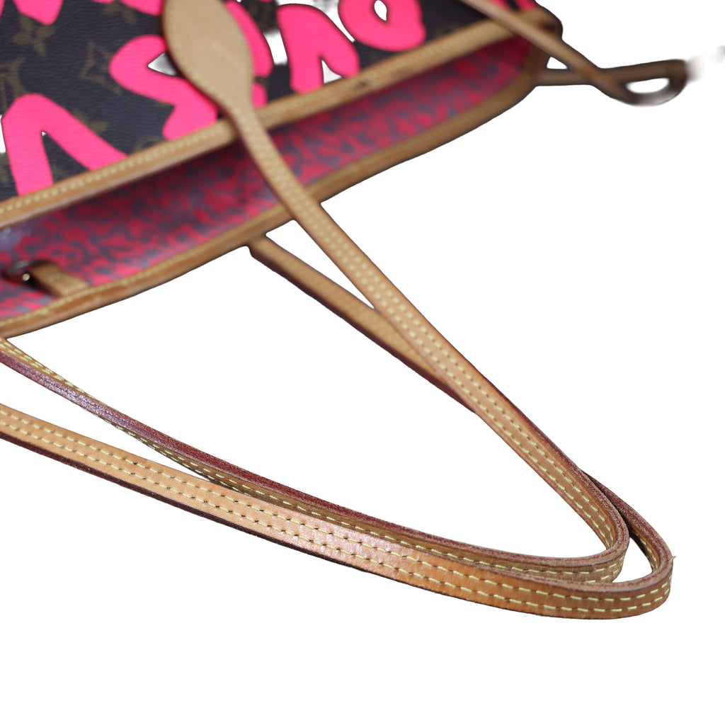 Preowned LOUIS VUITTON Stephen Sprouse Pink Graffiti Monogram Neverfull GM - Limited Edition 2009 | Luxe Again Maison