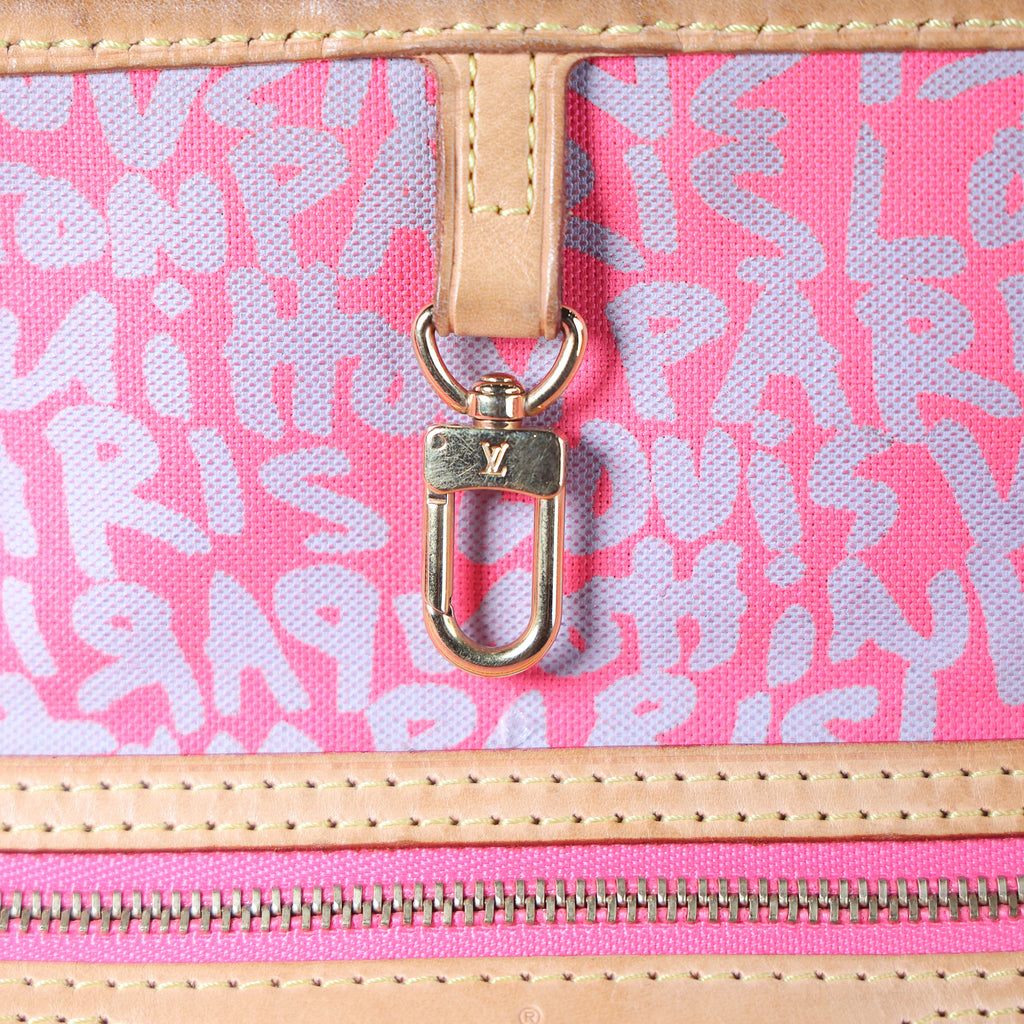 Preowned LOUIS VUITTON Stephen Sprouse Pink Graffiti Monogram Neverfull GM - Limited Edition 2009 | Luxe Again Maison