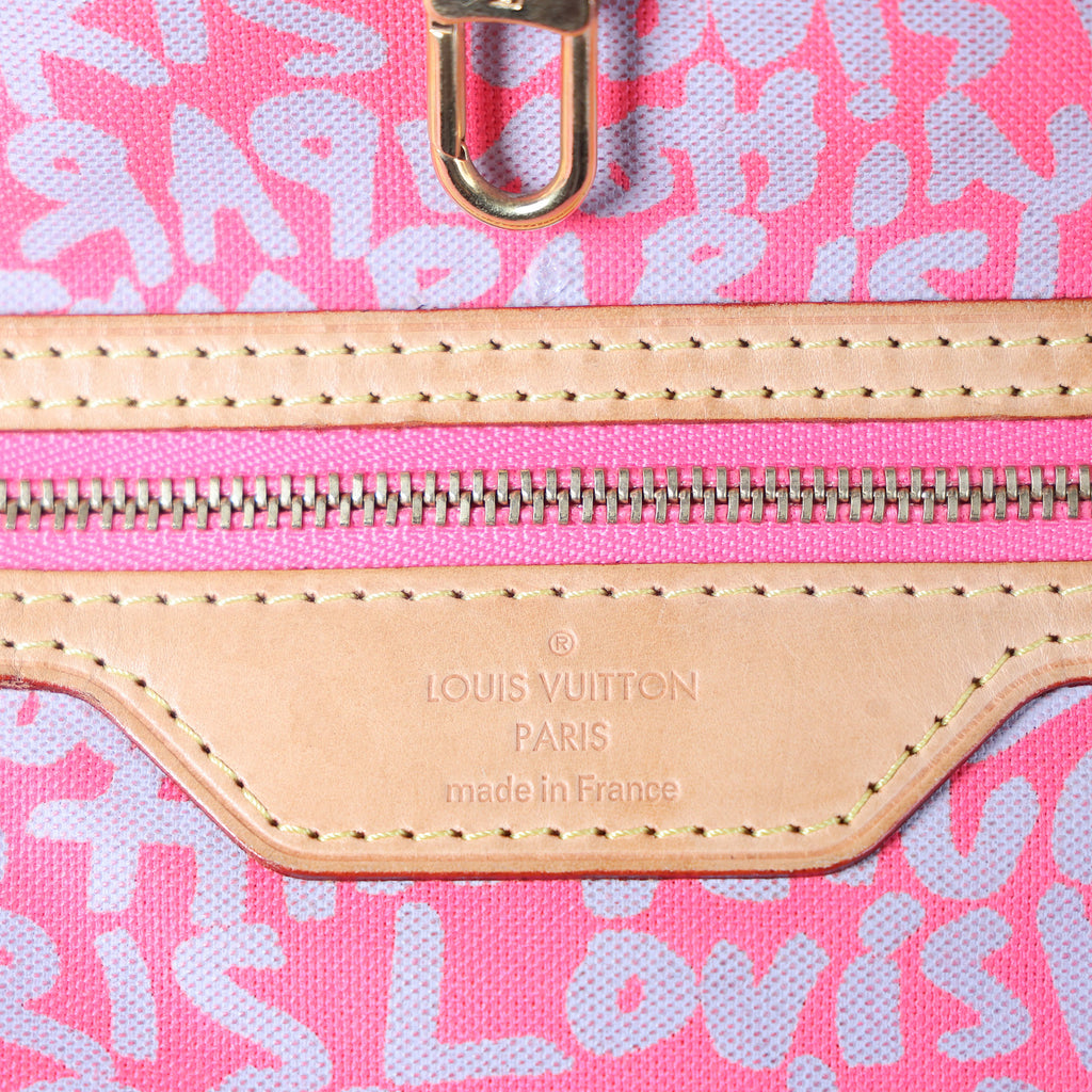 Preowned LOUIS VUITTON Stephen Sprouse Pink Graffiti Monogram Neverfull GM - Limited Edition 2009 | Luxe Again Maison