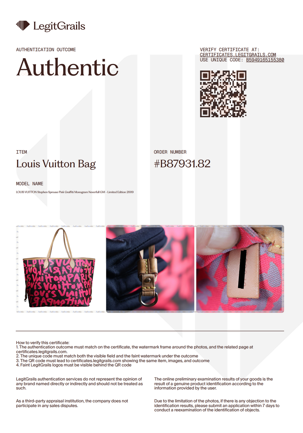 Preowned LOUIS VUITTON Stephen Sprouse Pink Graffiti Monogram Neverfull GM - Limited Edition 2009 | Luxe Again Maison