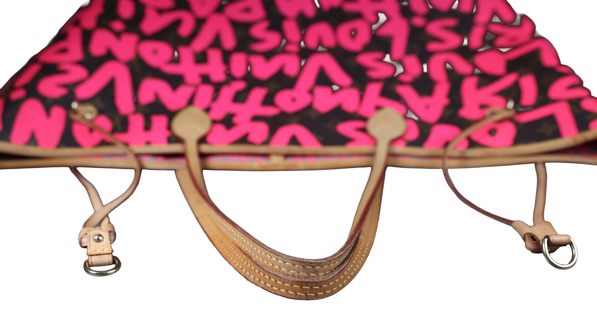 Preowned LOUIS VUITTON Stephen Sprouse Pink Graffiti Monogram Neverfull GM - Limited Edition 2009 | Luxe Again Maison