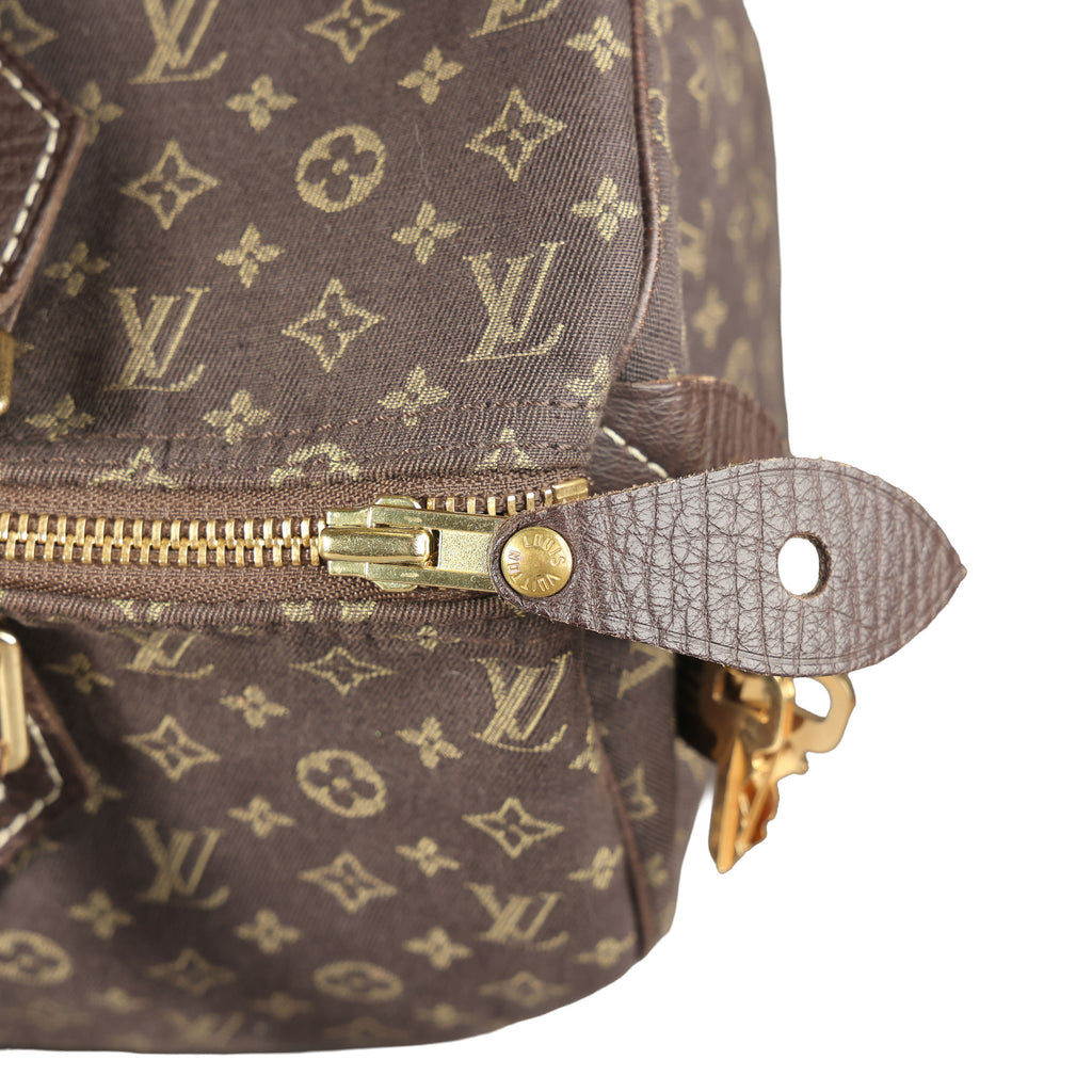 Preowned LOUIS VUITTON Vintage Speedy 30 Mini Lin Monogram Brown | Luxe Again Maison