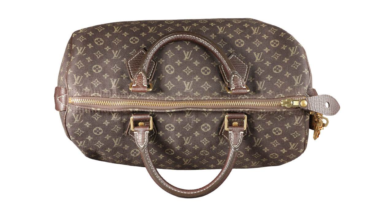 Preowned LOUIS VUITTON Vintage Speedy 30 Mini Lin Monogram Brown | Luxe Again Maison