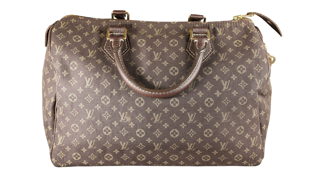 Preowned LOUIS VUITTON Vintage Speedy 30 Mini Lin Monogram Brown | Luxe Again Maison