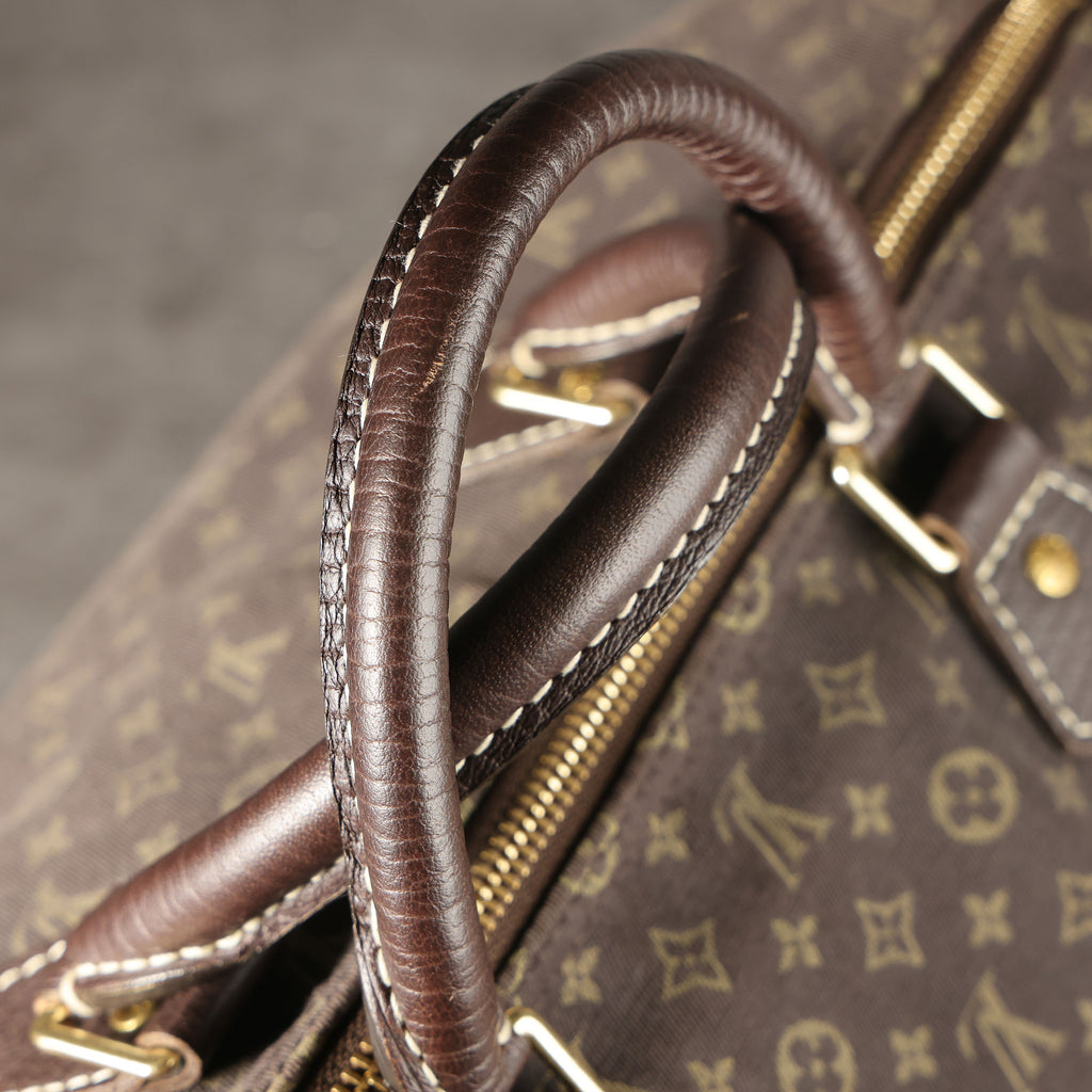 Preowned LOUIS VUITTON Vintage Speedy 30 Mini Lin Monogram Brown | Luxe Again Maison