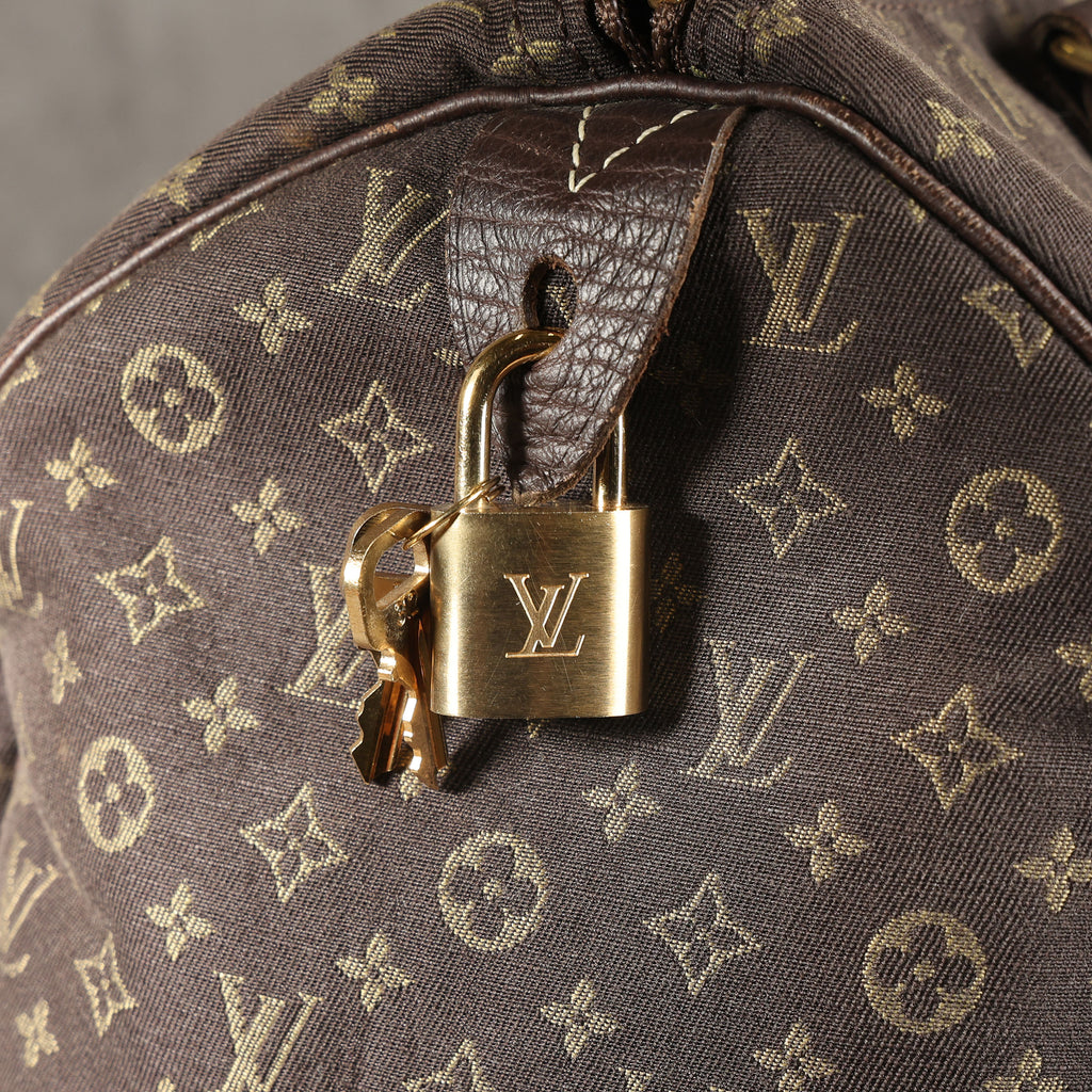 Preowned LOUIS VUITTON Vintage Speedy 30 Mini Lin Monogram Brown | Luxe Again Maison