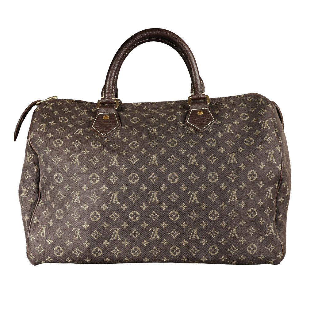 Preowned LOUIS VUITTON Vintage Speedy 30 Mini Lin Monogram Brown | Luxe Again Maison