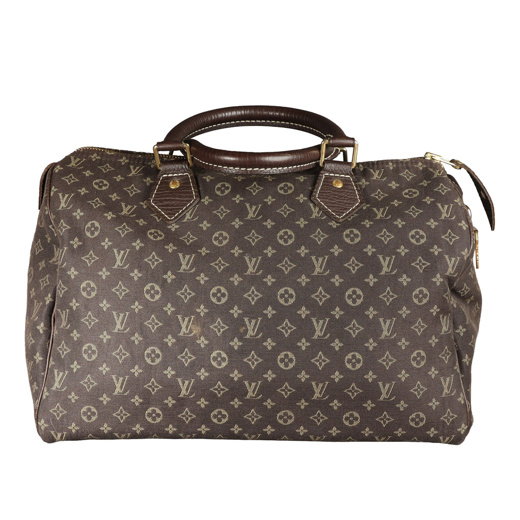 Preowned LOUIS VUITTON Vintage Speedy 30 Mini Lin Monogram Brown | Luxe Again Maison