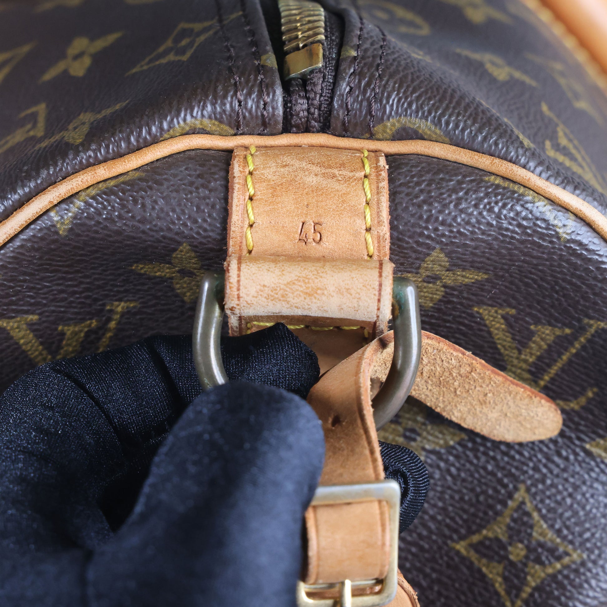 Preowned LOUIS VUITTON Vintage Keepall 45 Monogram Brown | Luxe Again Maison
