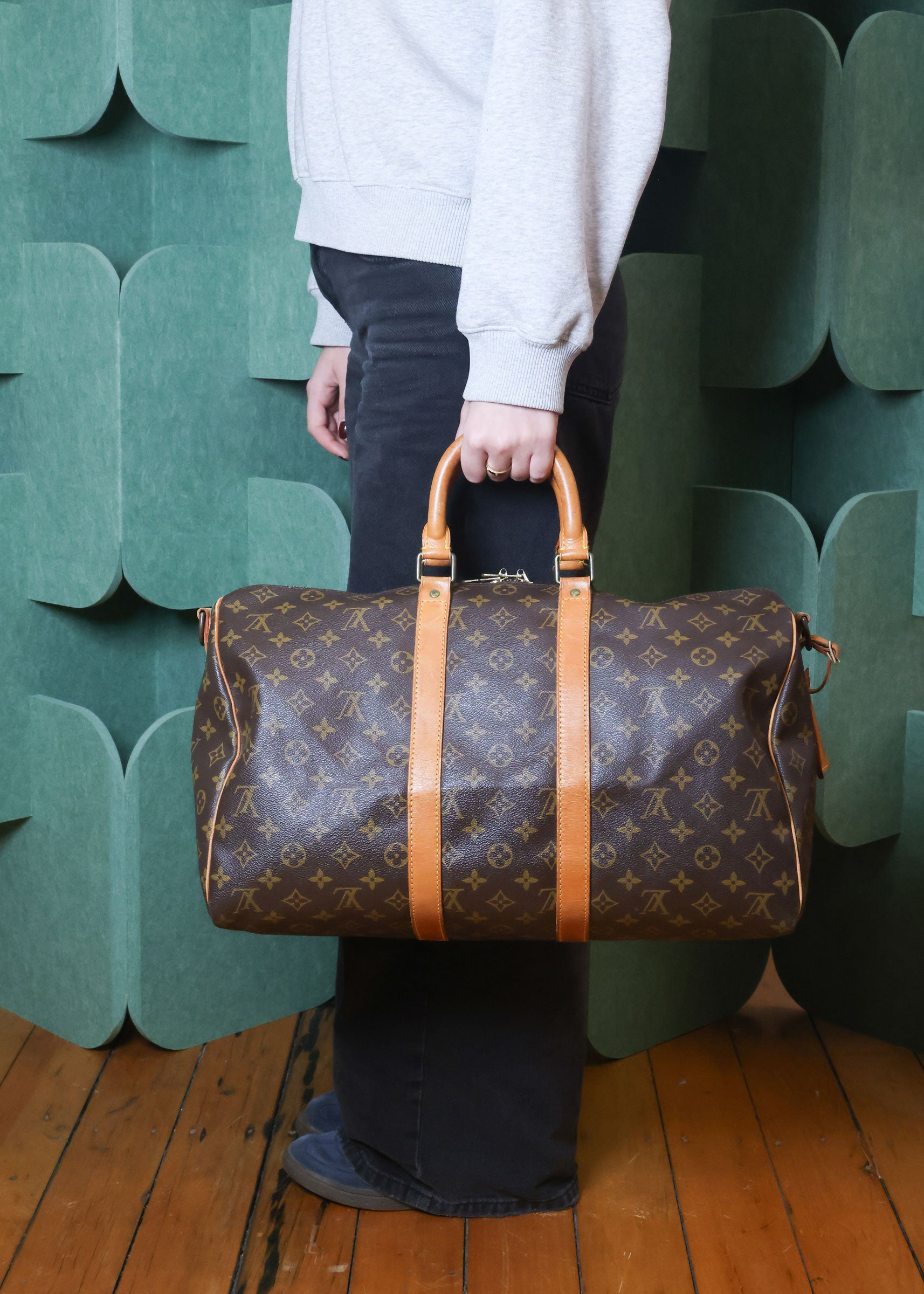 Preowned LOUIS VUITTON Vintage Keepall 45 Monogram Brown | Luxe Again Maison