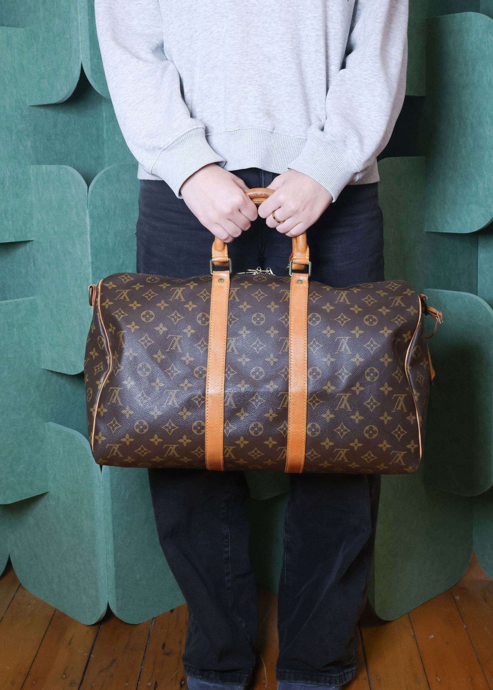 Preowned LOUIS VUITTON Vintage Keepall 45 Monogram Brown | Luxe Again Maison
