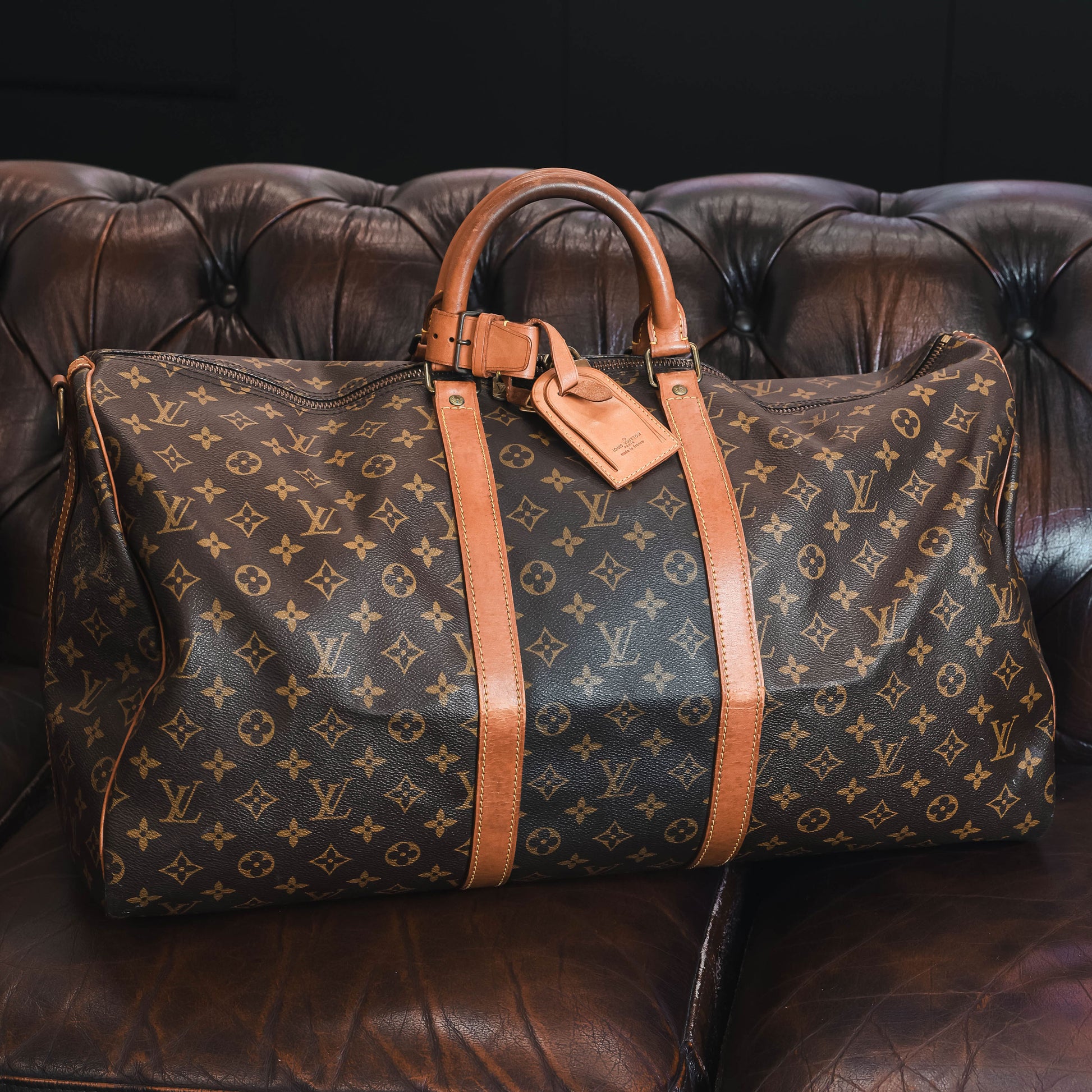 Preowned LOUIS VUITTON Vintage Keepall 55 Travel Bag | Luxe Again Maison