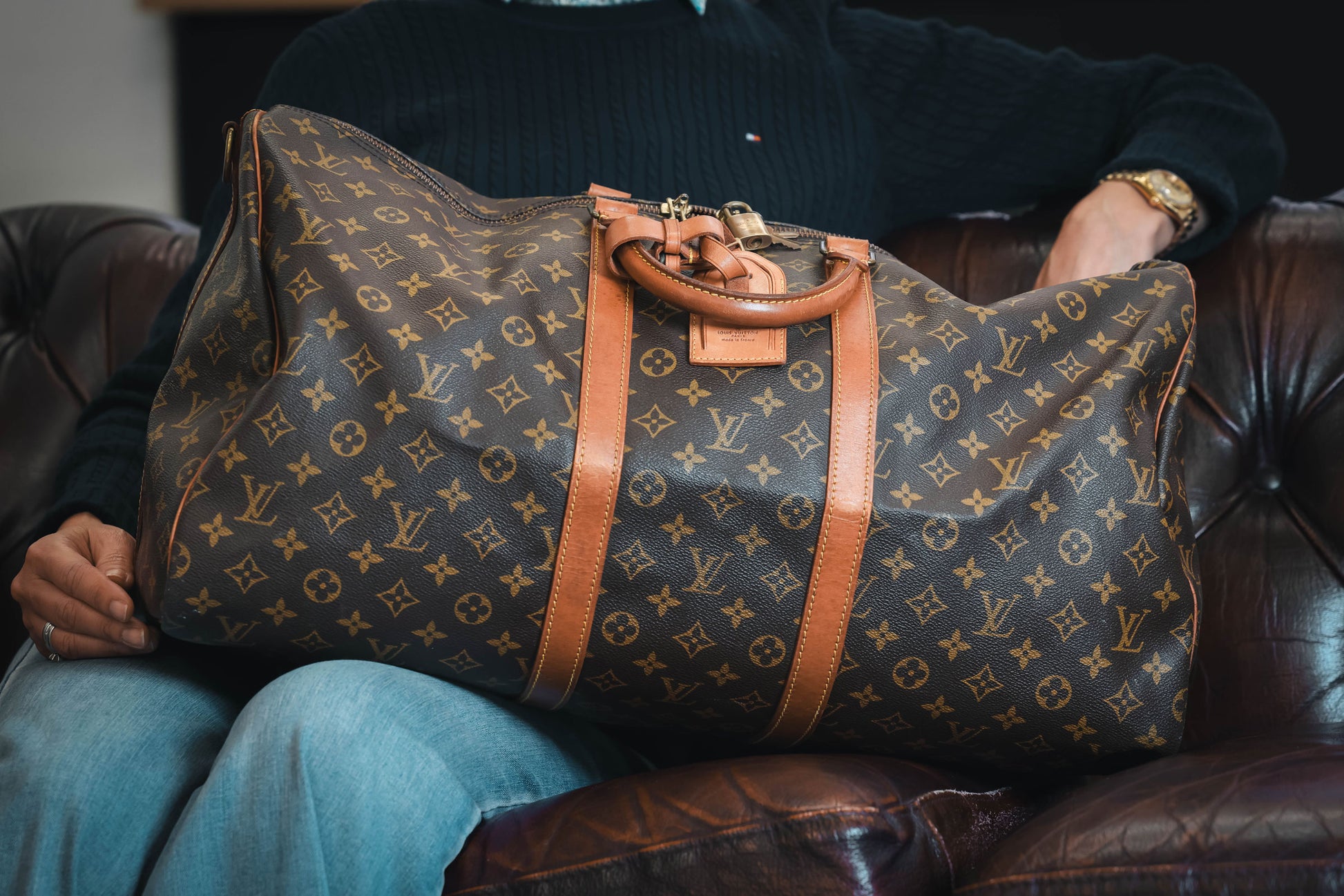 Preowned LOUIS VUITTON Vintage Keepall 55 Travel Bag | Luxe Again Maison