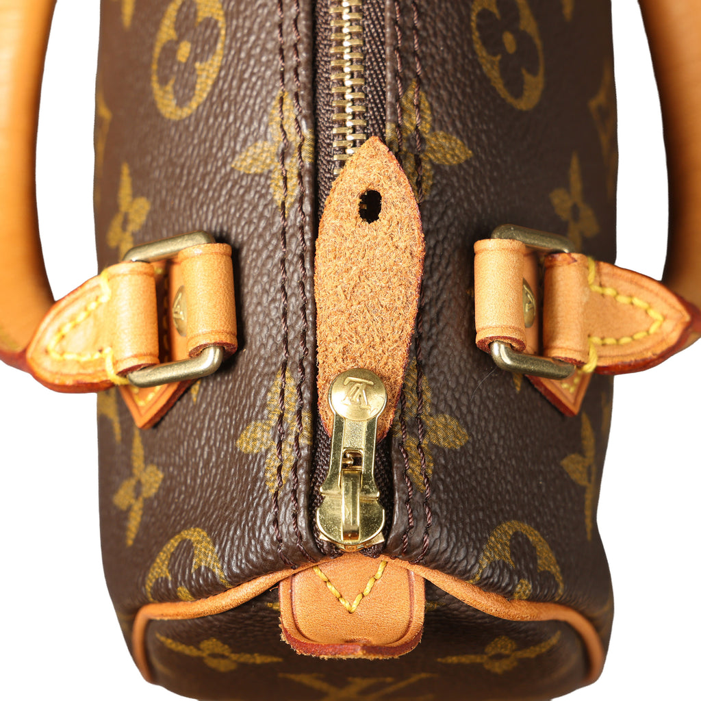 Preowned LOUIS VUITTON Vintage Mini Speedy Monogram Brown THXX31 | Luxe Again Maison