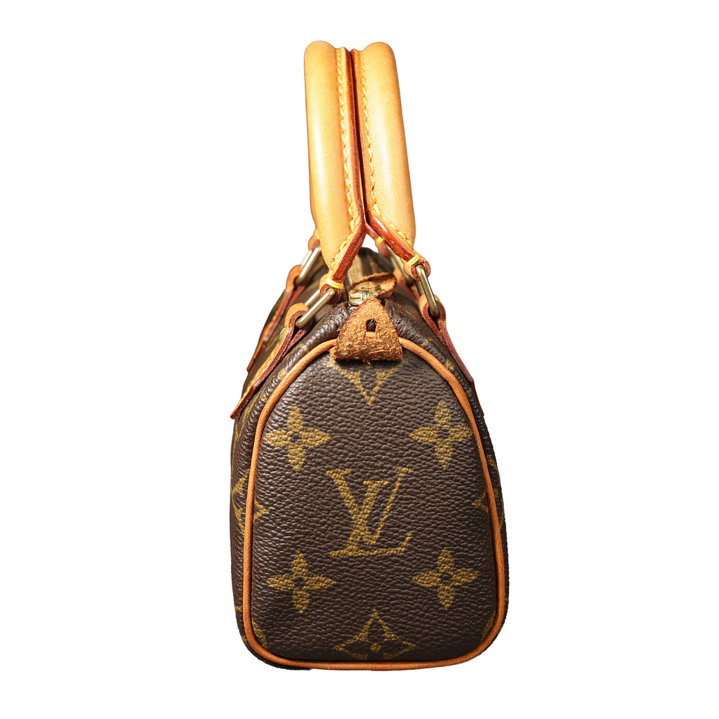 Preowned LOUIS VUITTON Vintage Mini Speedy Monogram Brown THXX31 | Luxe Again Maison
