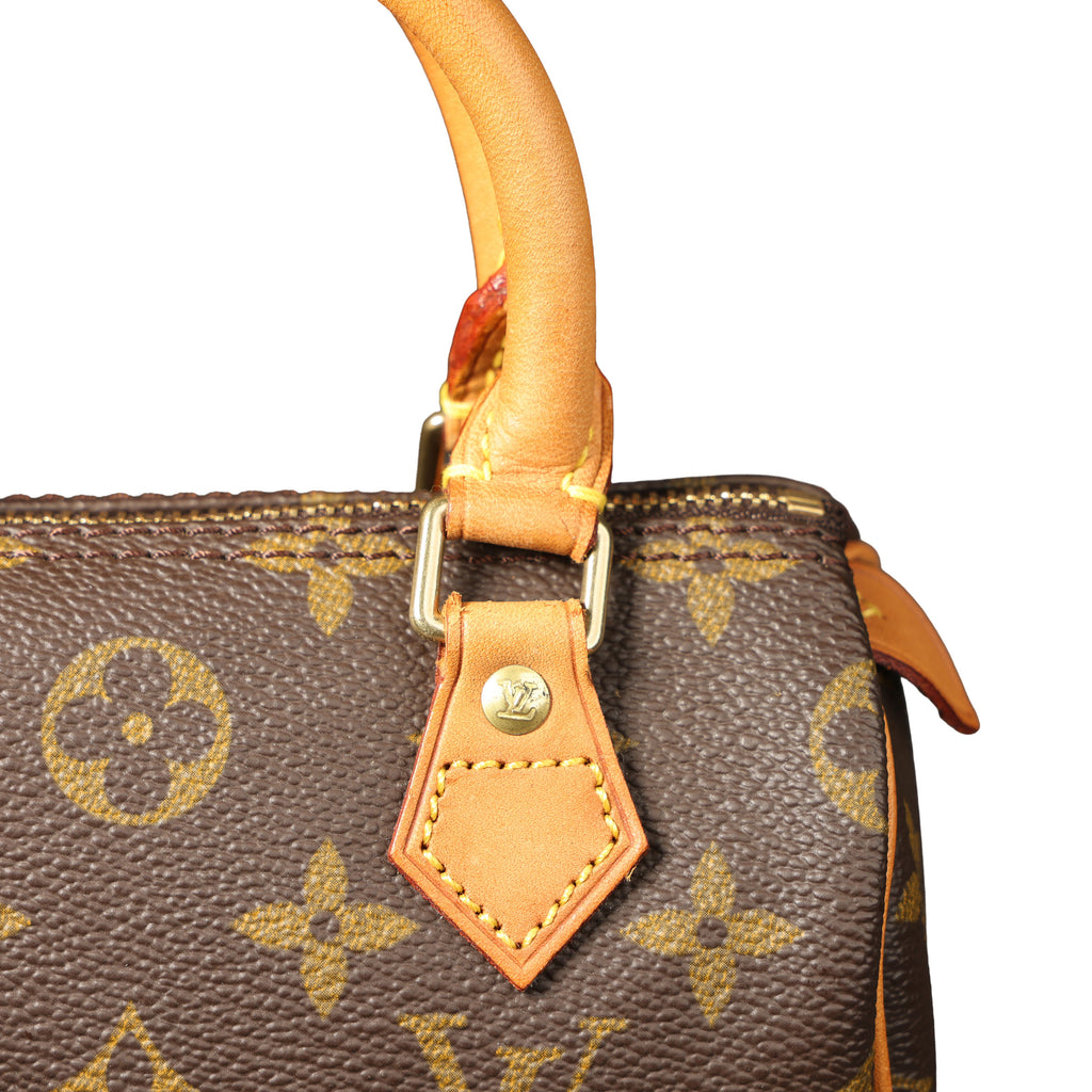 Preowned LOUIS VUITTON Vintage Mini Speedy Monogram Brown THXX31 | Luxe Again Maison