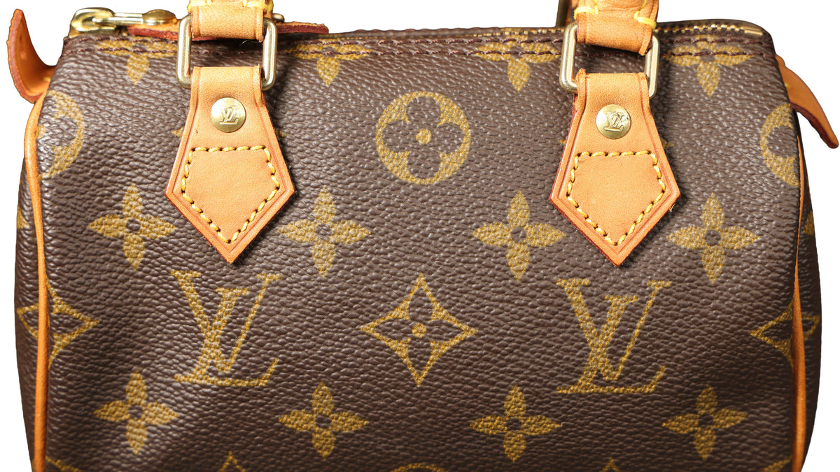 Preowned LOUIS VUITTON Vintage Mini Speedy Monogram Brown THXX31 | Luxe Again Maison