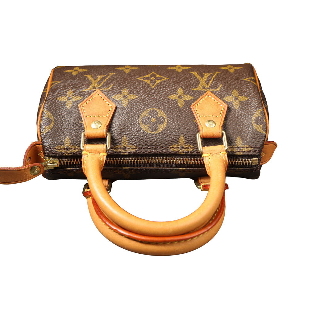 Preowned LOUIS VUITTON Vintage Mini Speedy Monogram Brown THXX31 | Luxe Again Maison