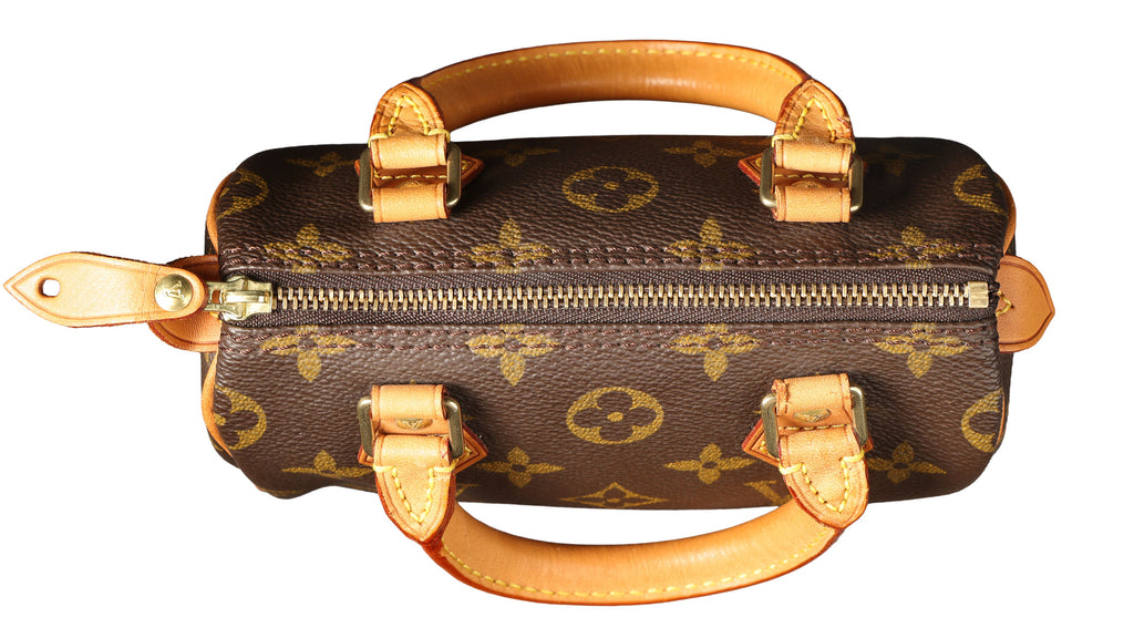 Preowned LOUIS VUITTON Vintage Mini Speedy Monogram Brown THXX31 | Luxe Again Maison