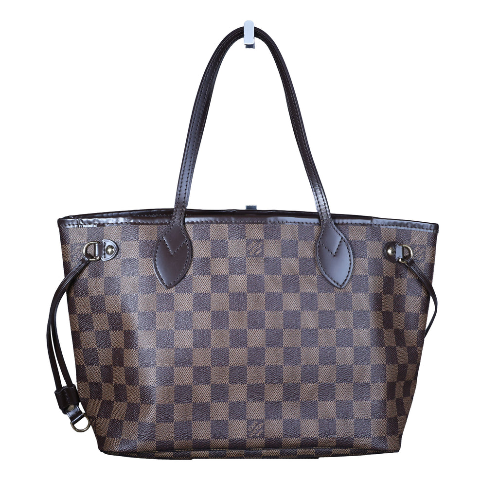 Preowned LOUIS VUITTON Vintage Nevefull PM Damier Ebene Brown | Luxe Again Maison