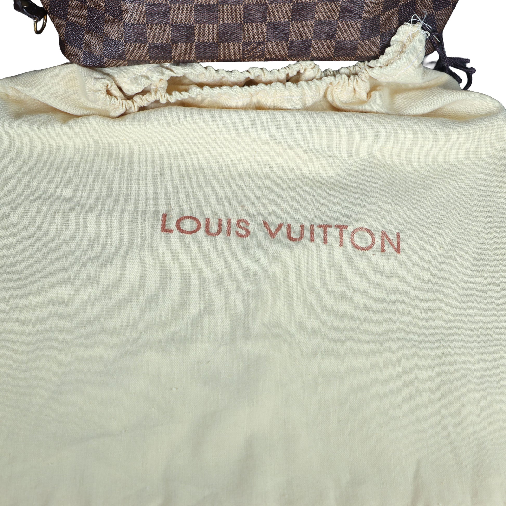 Preowned LOUIS VUITTON Vintage Nevefull PM Damier Ebene Brown | Luxe Again Maison