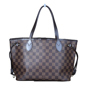 Preowned LOUIS VUITTON Vintage Nevefull PM Damier Ebene Brown | Luxe Again Maison