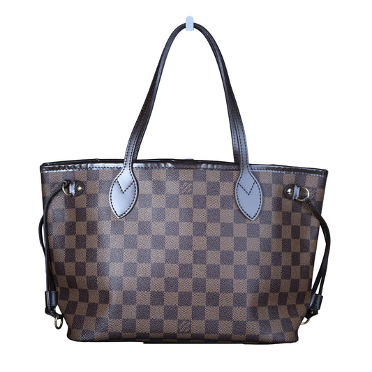 Preowned LOUIS VUITTON Vintage Nevefull PM Damier Ebene Brown | Luxe Again Maison