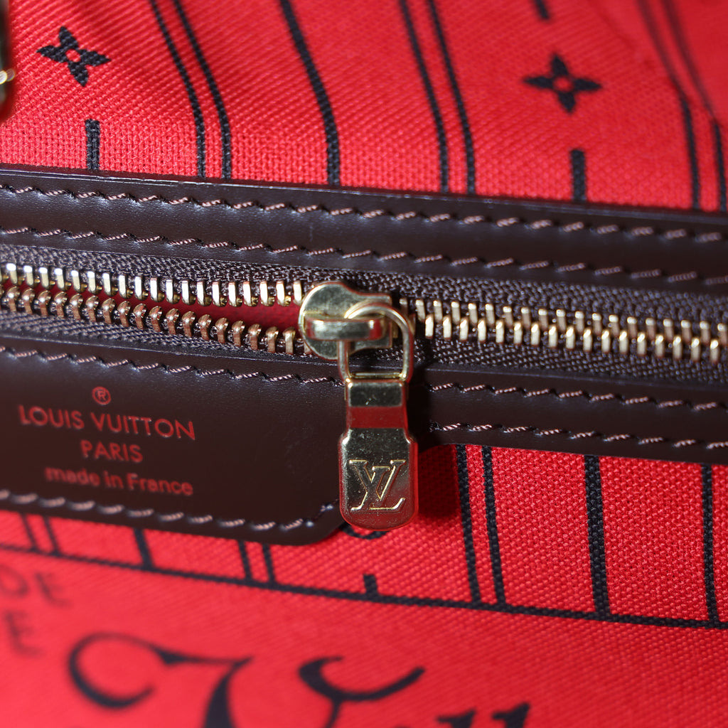 Preowned LOUIS VUITTON Vintage Nevefull PM Damier Ebene Brown | Luxe Again Maison