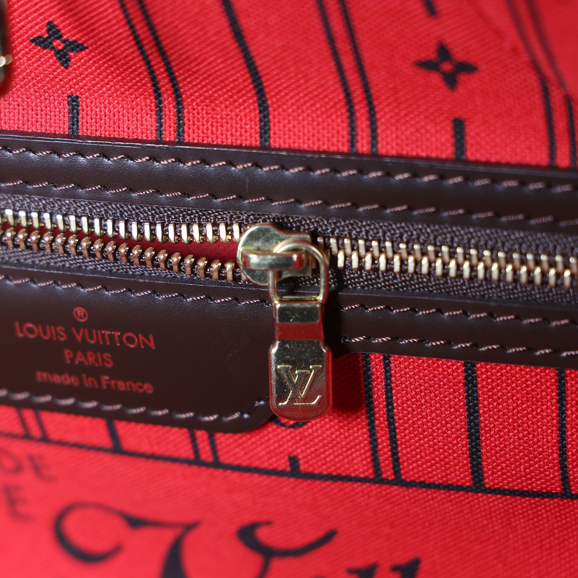 Preowned LOUIS VUITTON Vintage Nevefull PM Damier Ebene Brown | Luxe Again Maison