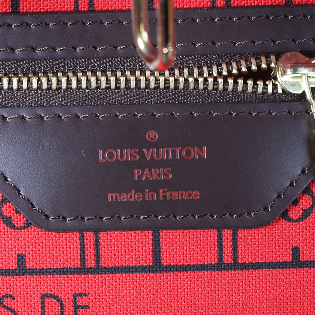 Preowned LOUIS VUITTON Vintage Nevefull PM Damier Ebene Brown | Luxe Again Maison
