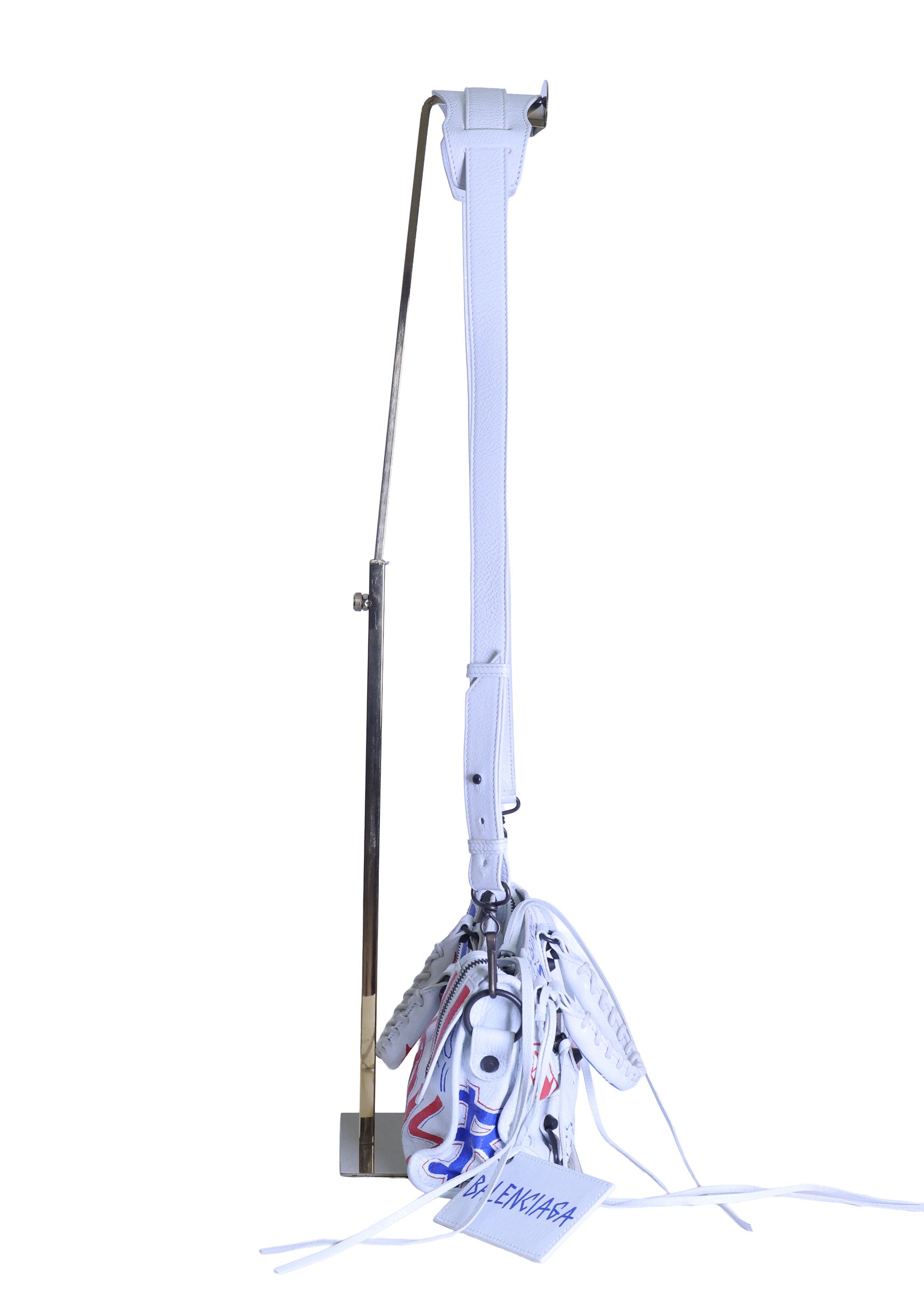 Preloved BALENCIAGA Classic City Graffiti Leather 2 Way Handbag | Luxe Again Maison