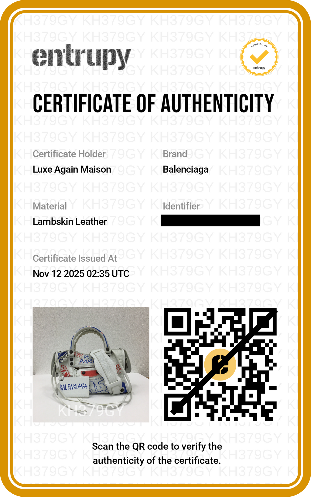 Preloved BALENCIAGA Classic City Graffiti Leather 2 Way Handbag | Luxe Again Maison