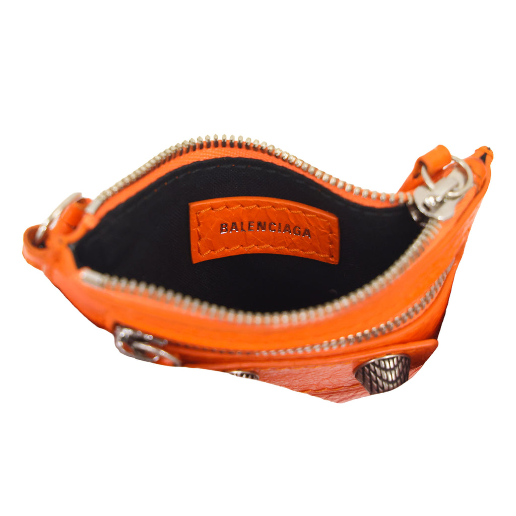 Preloved BALENCIAGA Le Cagole XS Leather Shoulder Bag Orange | Luxe Again Maison