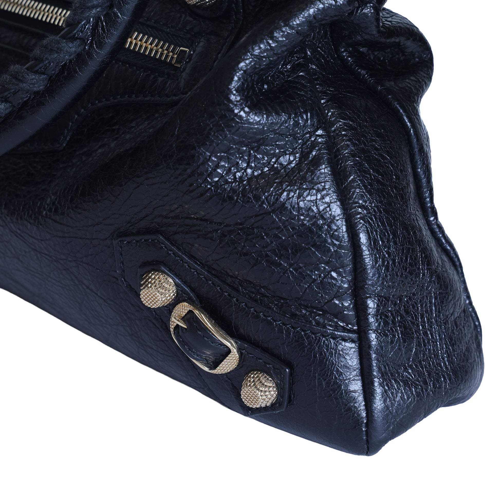 Preloved BALENCIAGA The Town Leather 2 Way Handbag Black  | Luxe Again Maison