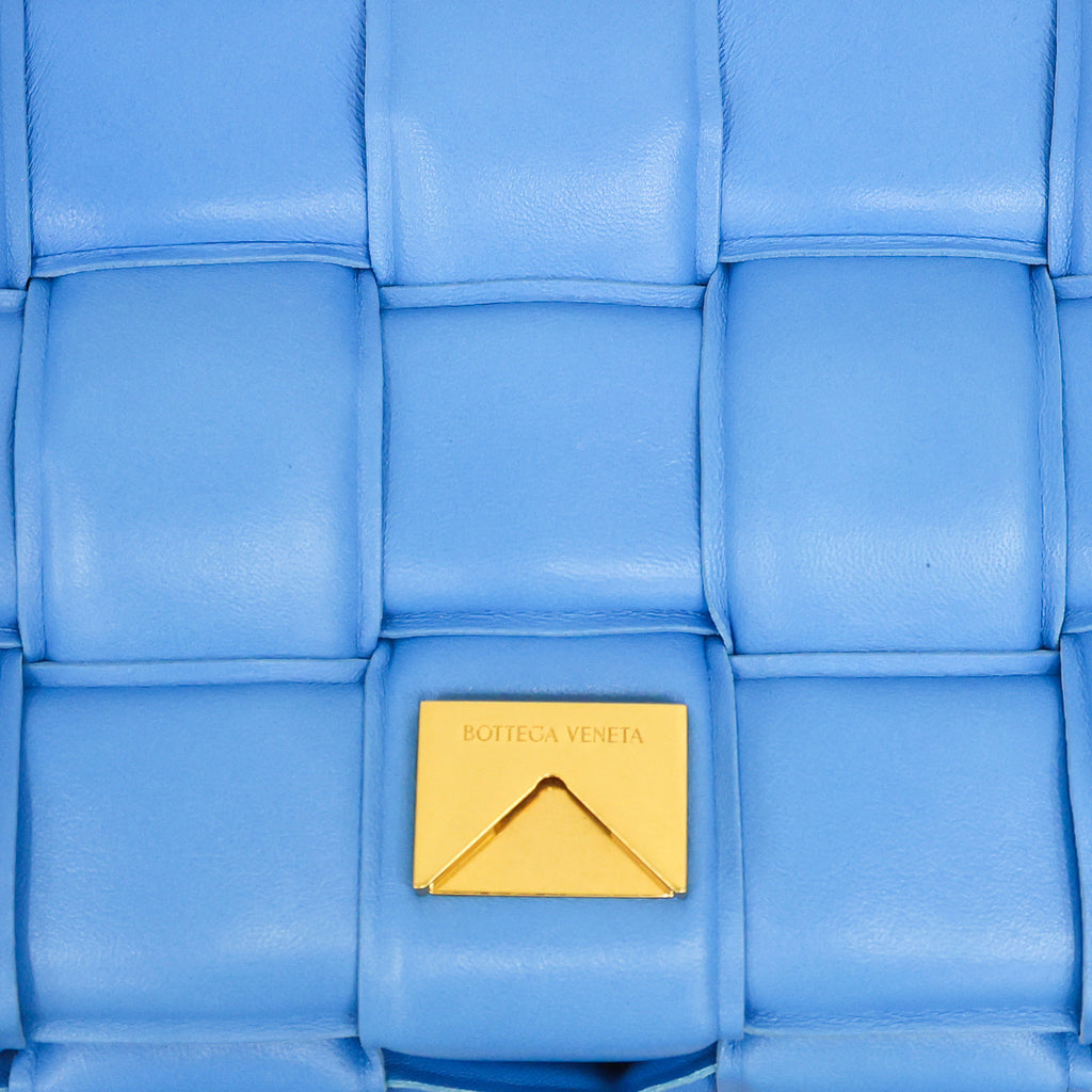 Second hand BOTTEGA VENETA Chain Cassette Maxi Intrecciato Lambskin Shoulder Bag | Luxe Again Maison