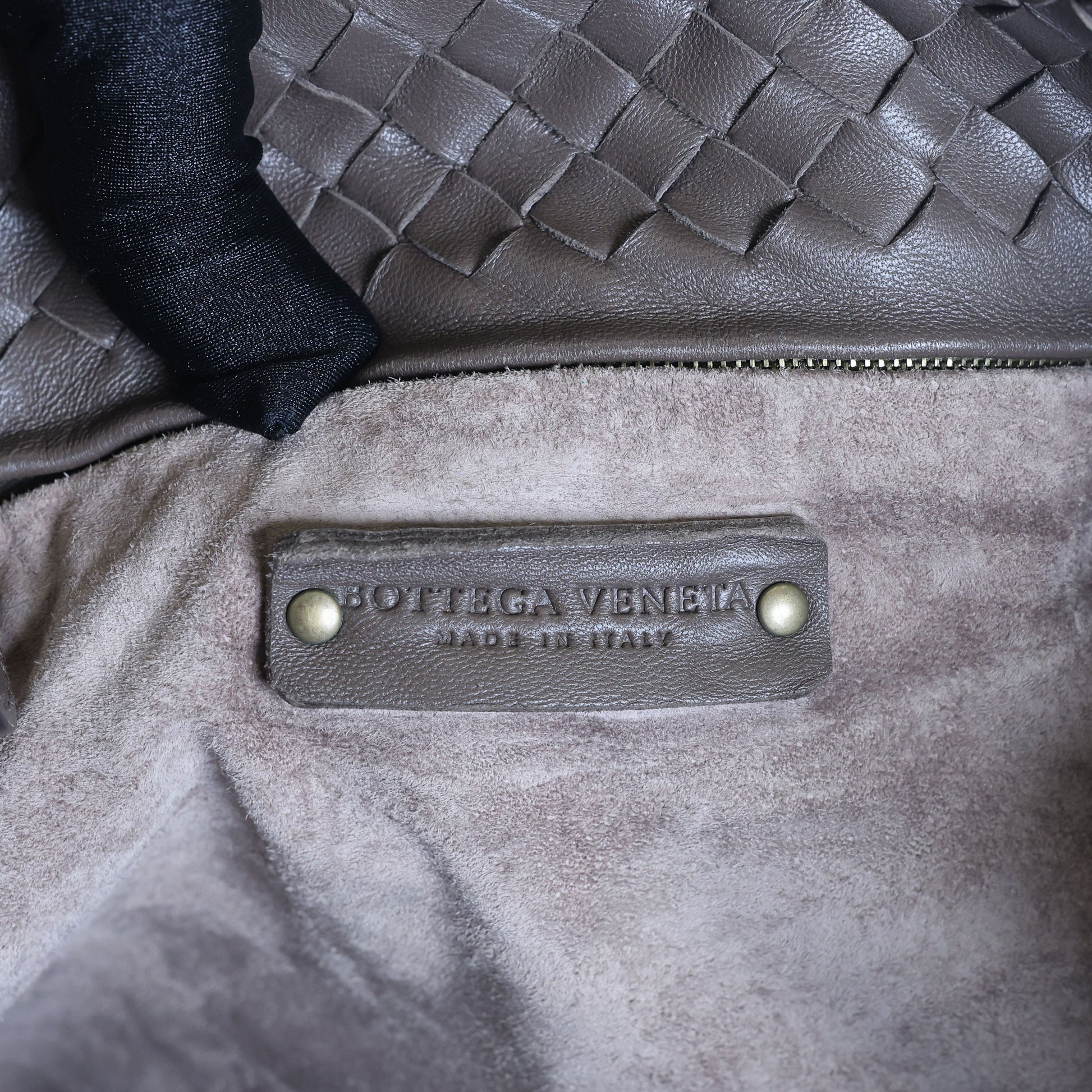 Preloved BOTTEGA VENETA Garda Intrecciato Nappa Leather Tote Brown  | Luxe Again Maison