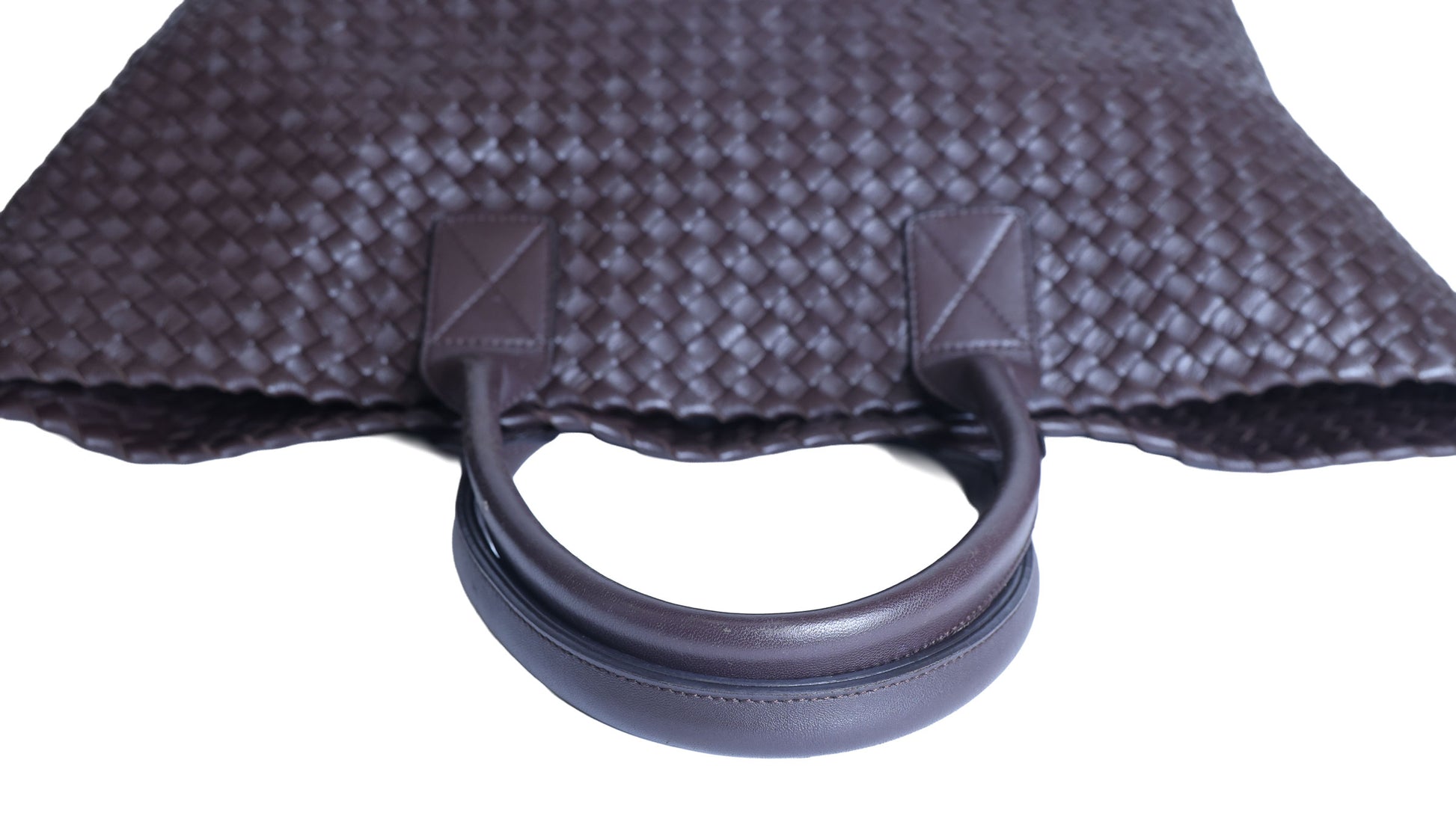 Preloved BOTTEGA VENETA Intrecciato Leather Cabat MM Tote Brown | Luxe Again Maison