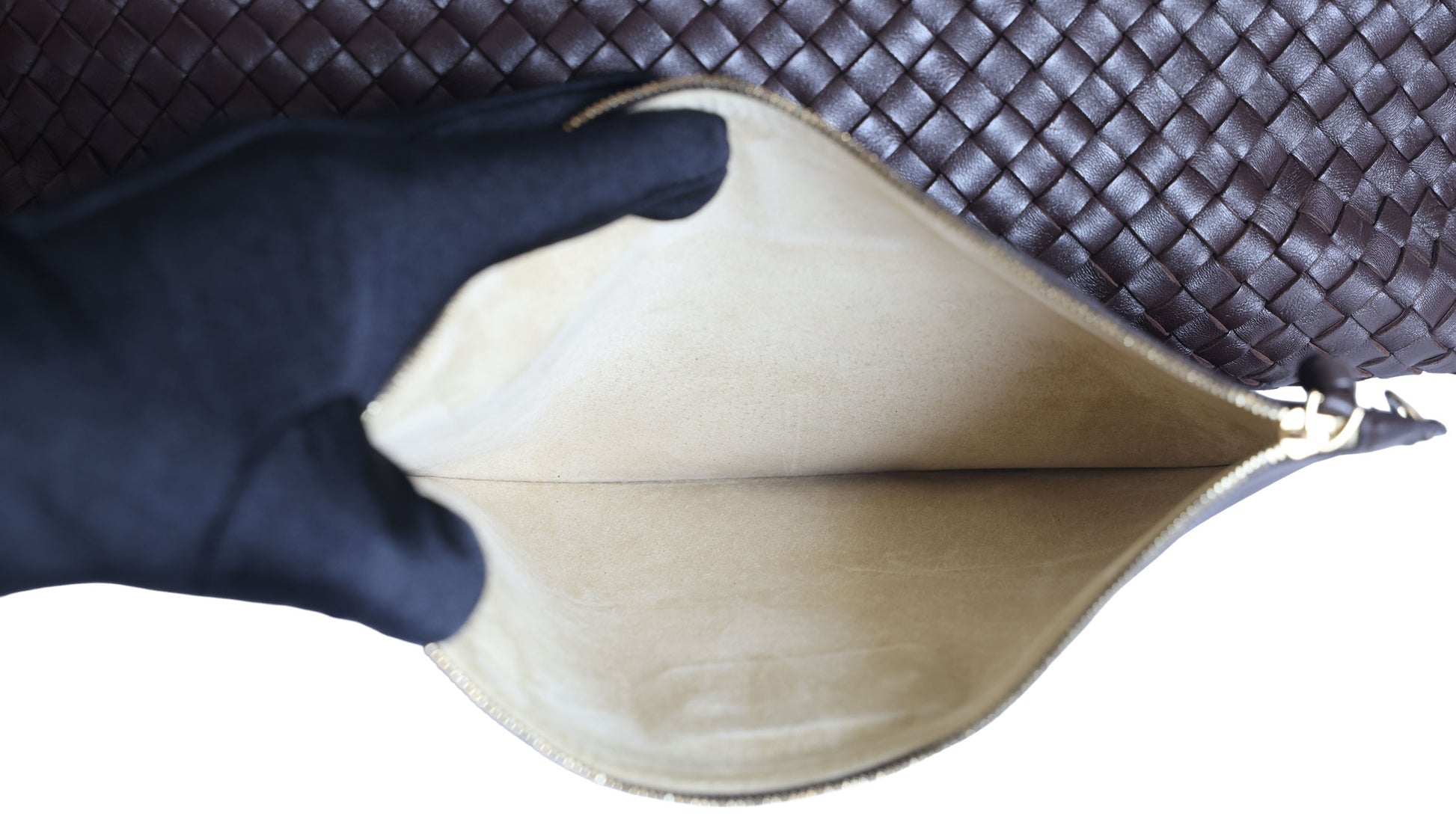 Preloved BOTTEGA VENETA Intrecciato Leather Cabat MM Tote Brown | Luxe Again Maison