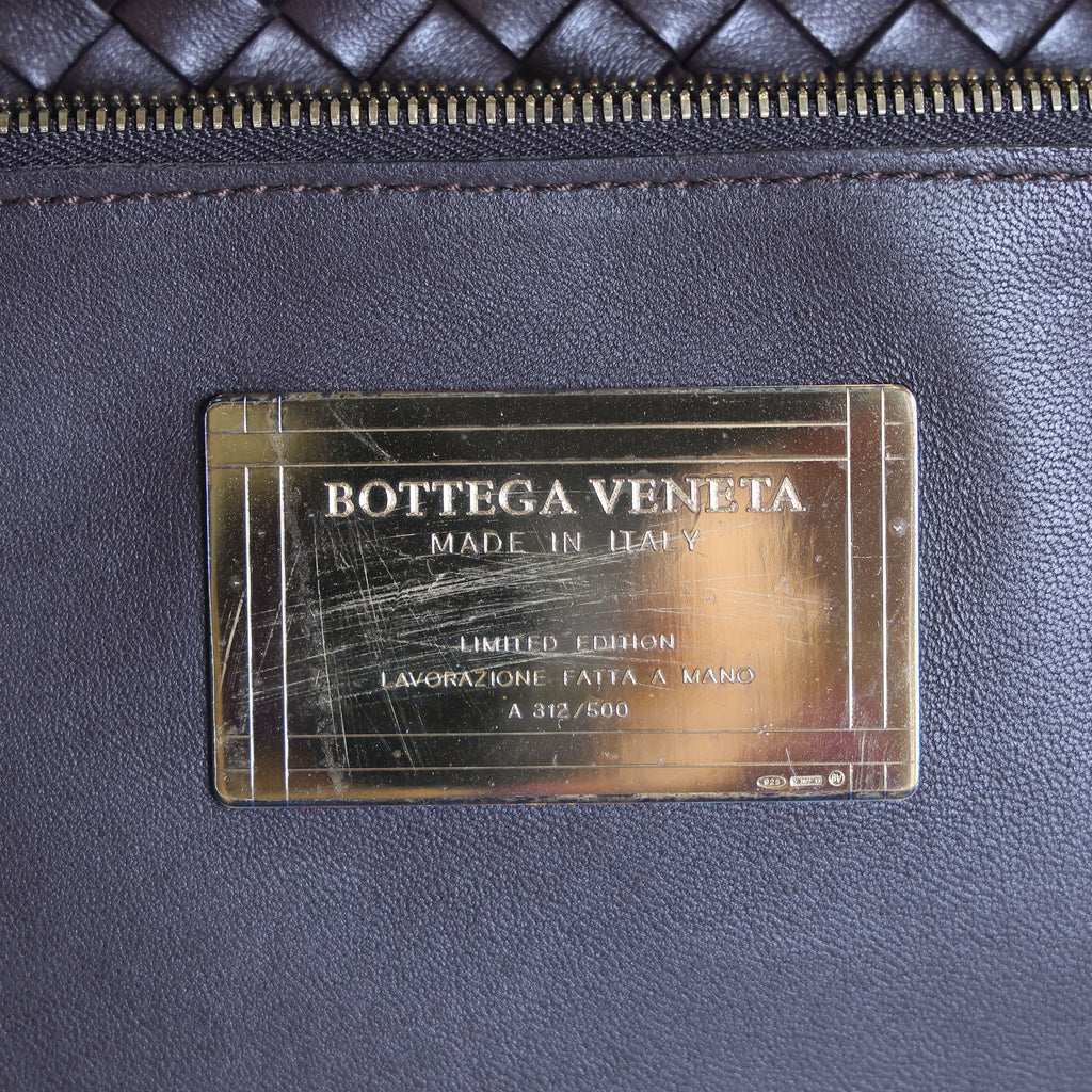 Preloved BOTTEGA VENETA Intrecciato Leather Cabat MM Tote Brown | Luxe Again Maison