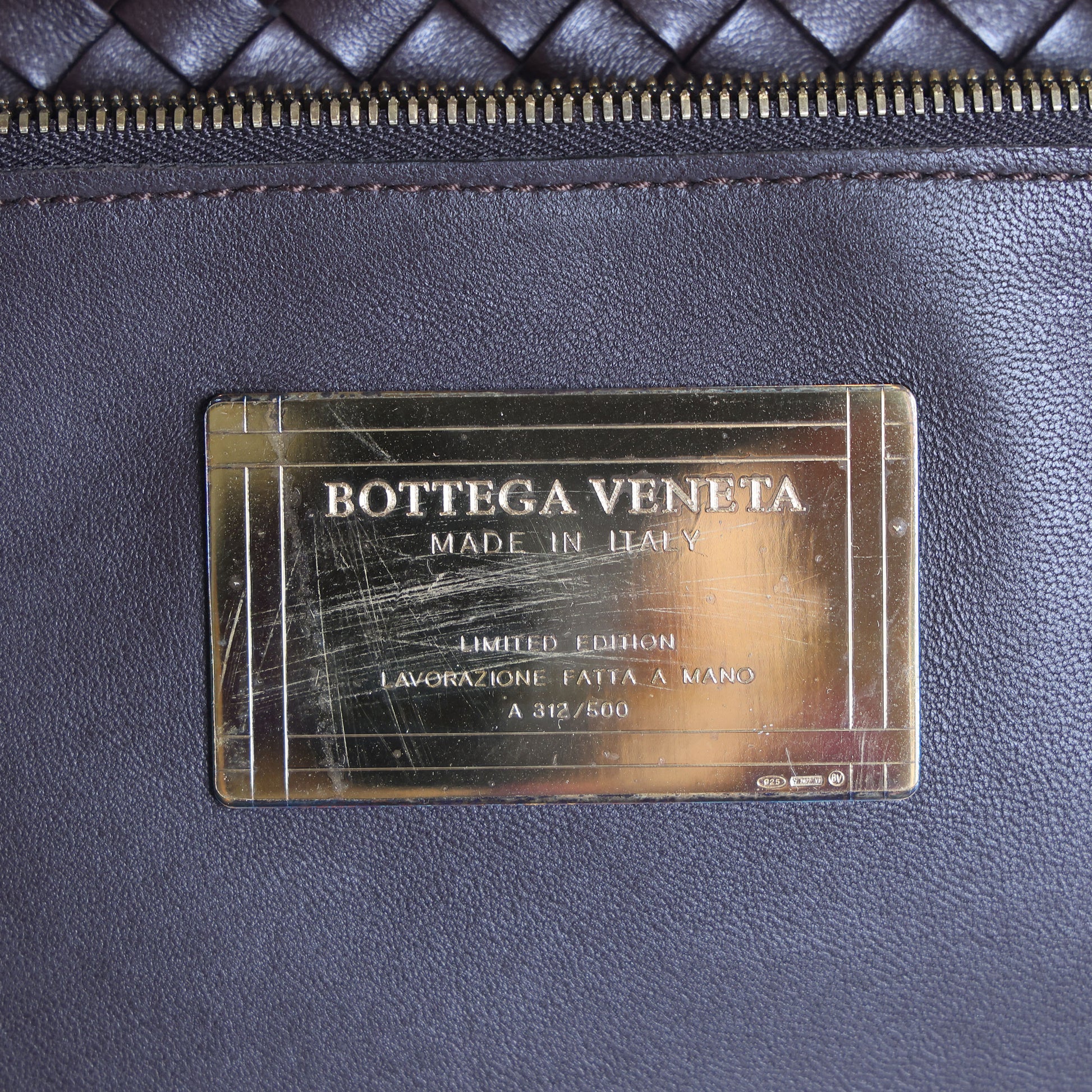 Preloved BOTTEGA VENETA Intrecciato Leather Cabat MM Tote Brown | Luxe Again Maison