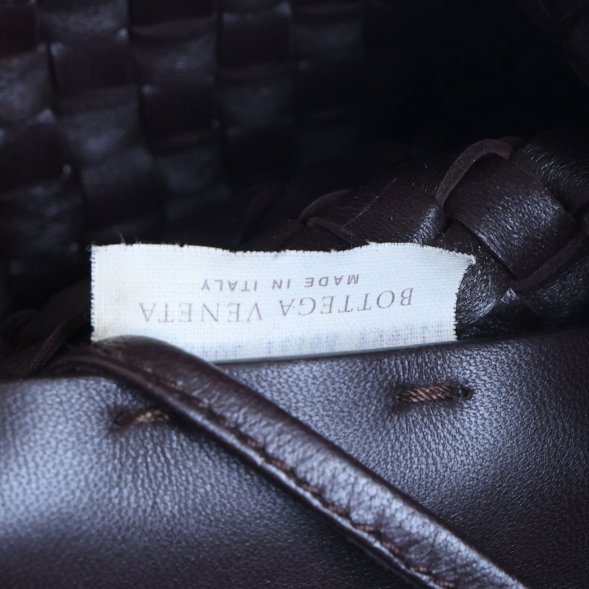 Preloved BOTTEGA VENETA Intrecciato Leather Cabat MM Tote Brown | Luxe Again Maison