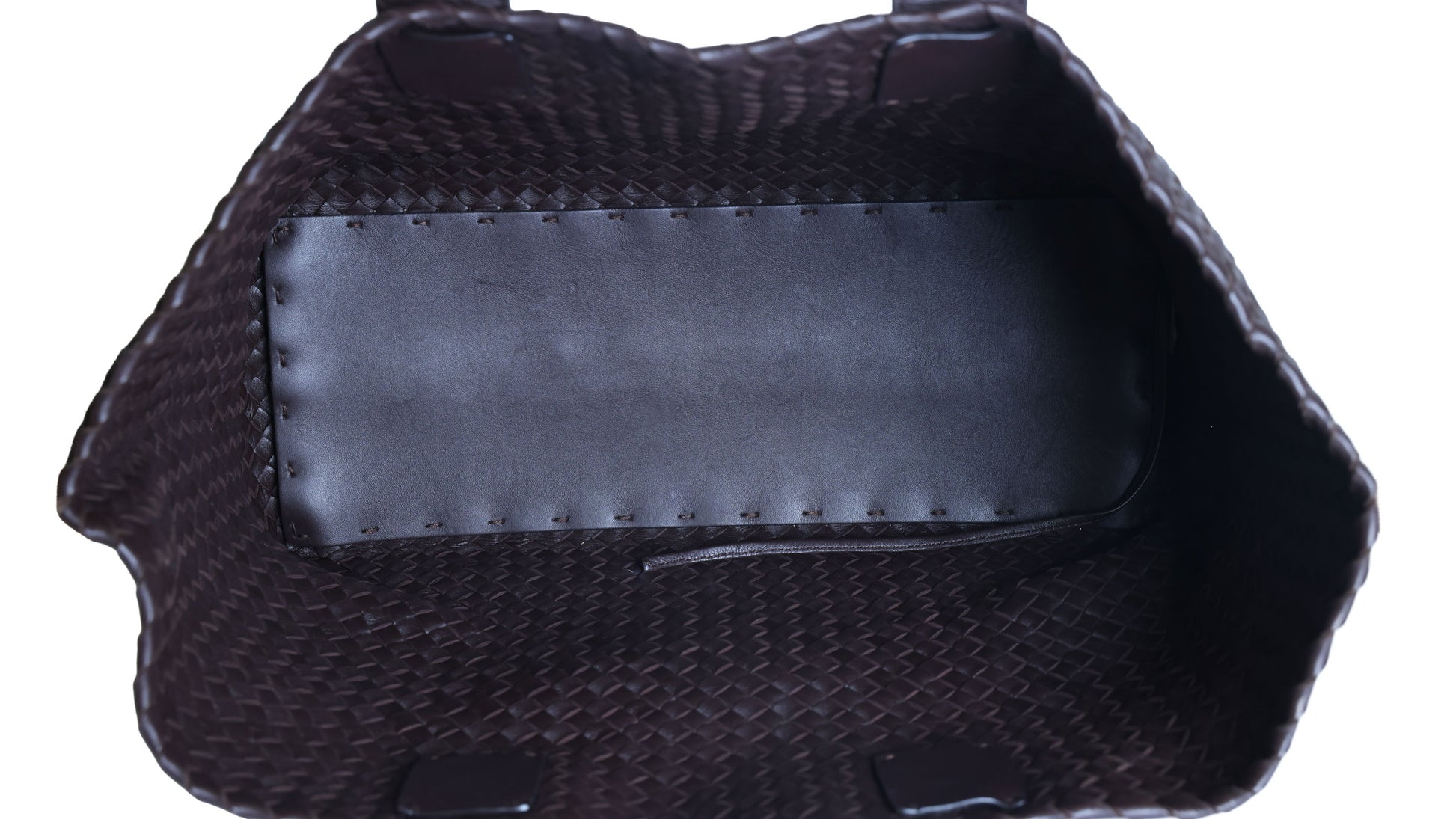 Preloved BOTTEGA VENETA Intrecciato Leather Cabat MM Tote Brown | Luxe Again Maison