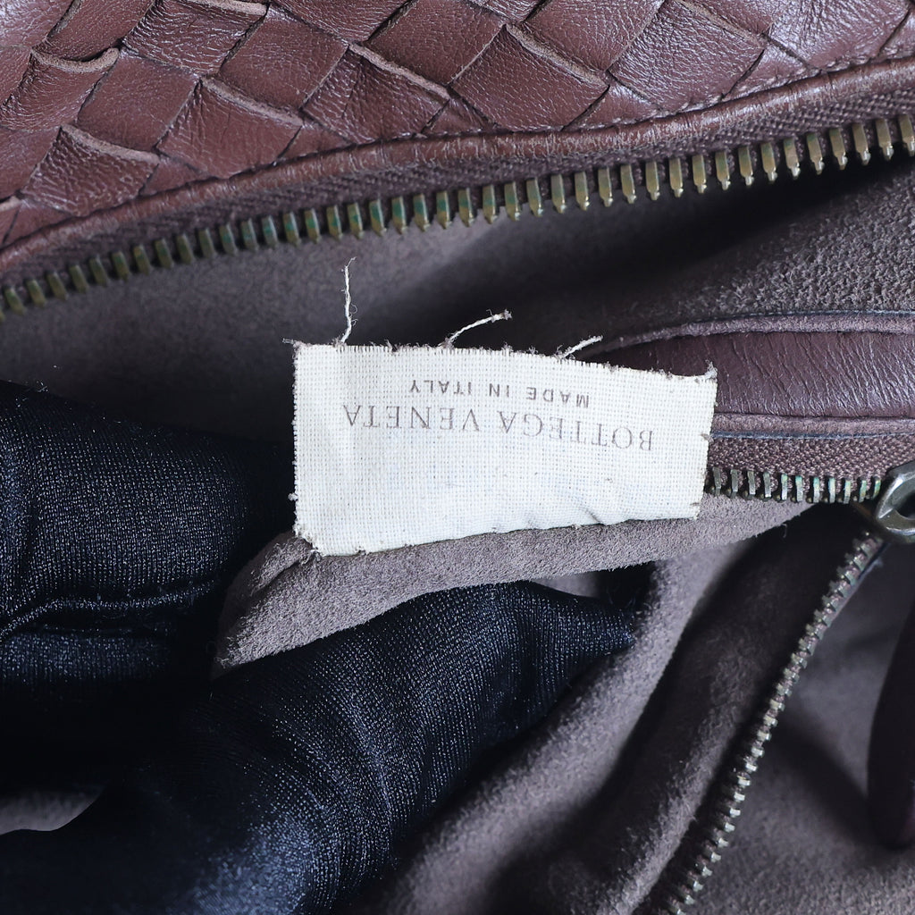 Preloved BOTTEGA VENETA Intrecciato Leather 2 Way Tote Bag Brown | Luxe Again Maison