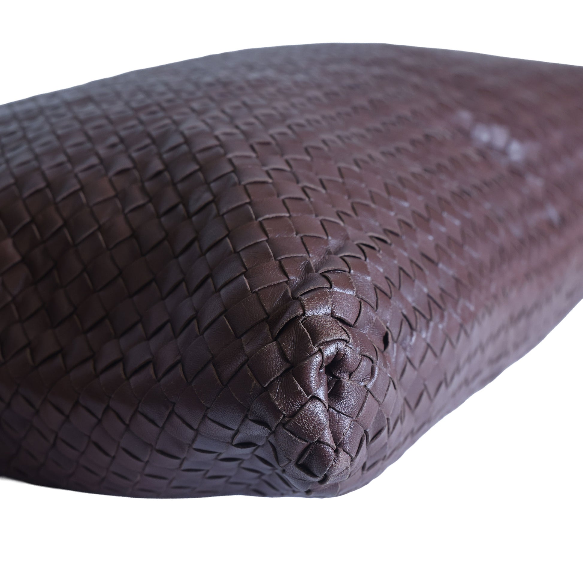 Preloved BOTTEGA VENETA Intrecciato Leather 2 Way Tote Bag Brown | Luxe Again Maison
