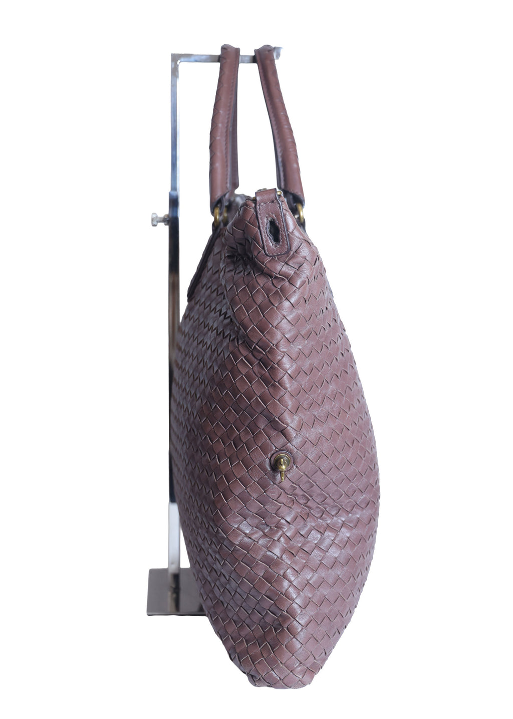 Preloved BOTTEGA VENETA Intrecciato Leather 2 Way Tote Bag Brown | Luxe Again Maison