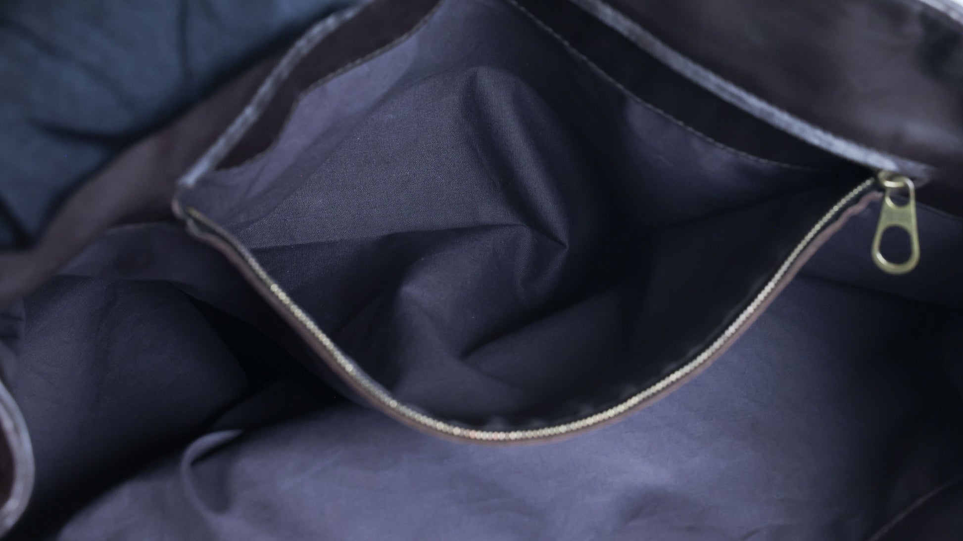 Preloved BOTTEGA VENETA Intrecciato Leather Business Tote Bag Brown | Luxe Again Maison 