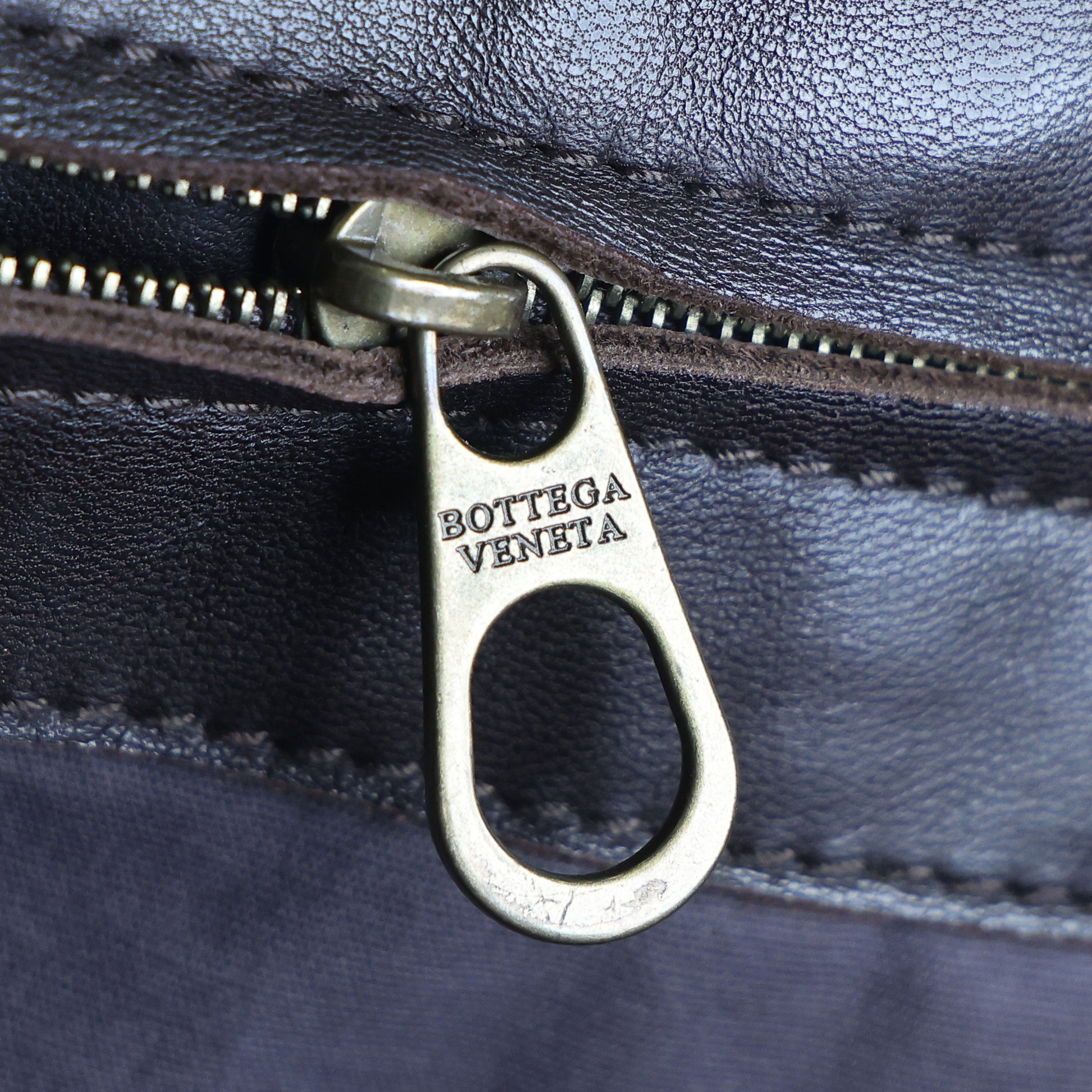 Preloved BOTTEGA VENETA Intrecciato Leather Business Tote Bag Brown | Luxe Again Maison 