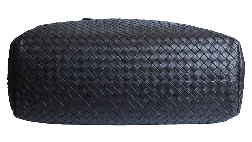 Preloved BOTTEGA VENETA Intrecciato Leather Business Tote Bag Brown | Luxe Again Maison 