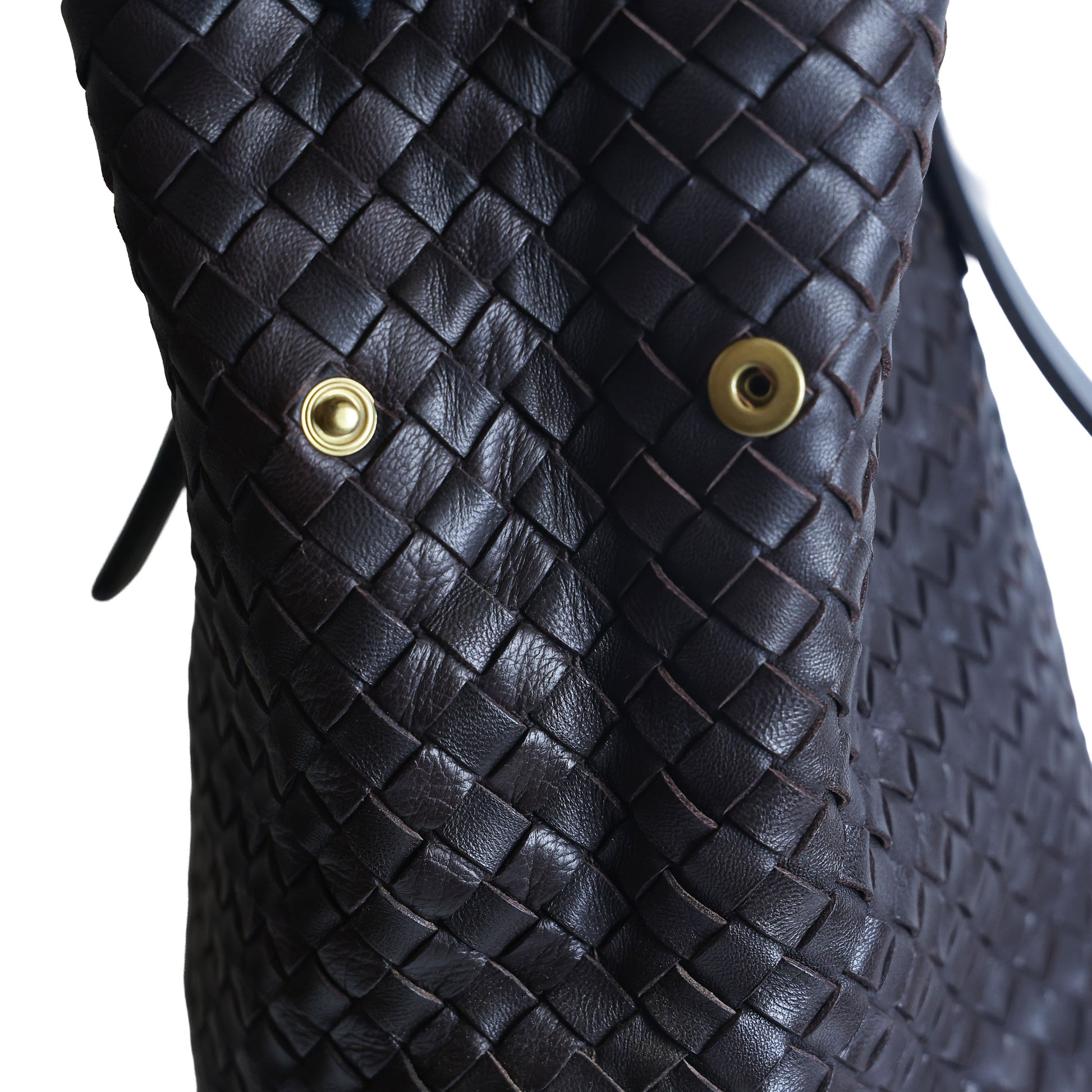 Preloved BOTTEGA VENETA Intrecciato Leather Business Tote Bag Brown | Luxe Again Maison 