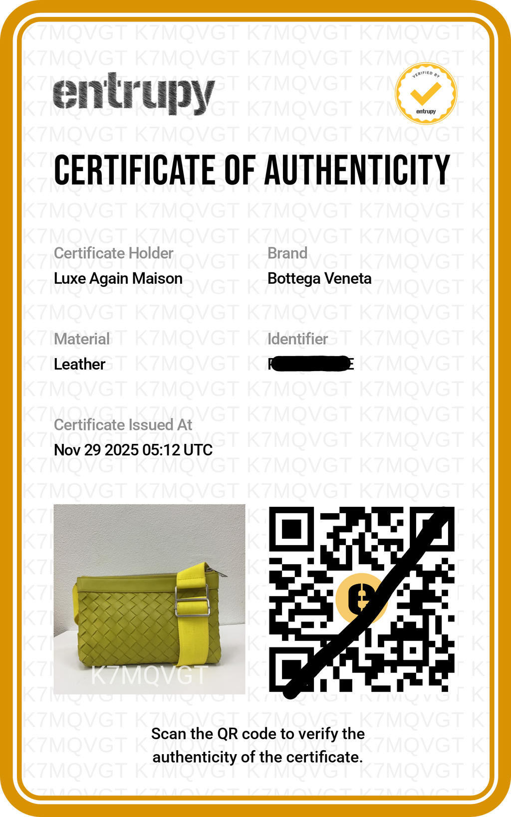 Preloved BOTTEGA VENETA Intrecciato Leather Duo Crossbody Bag Yellow | Luxe Again Maison